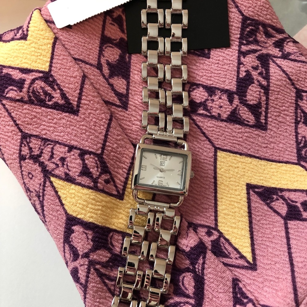 Silver bracelet watch NWT